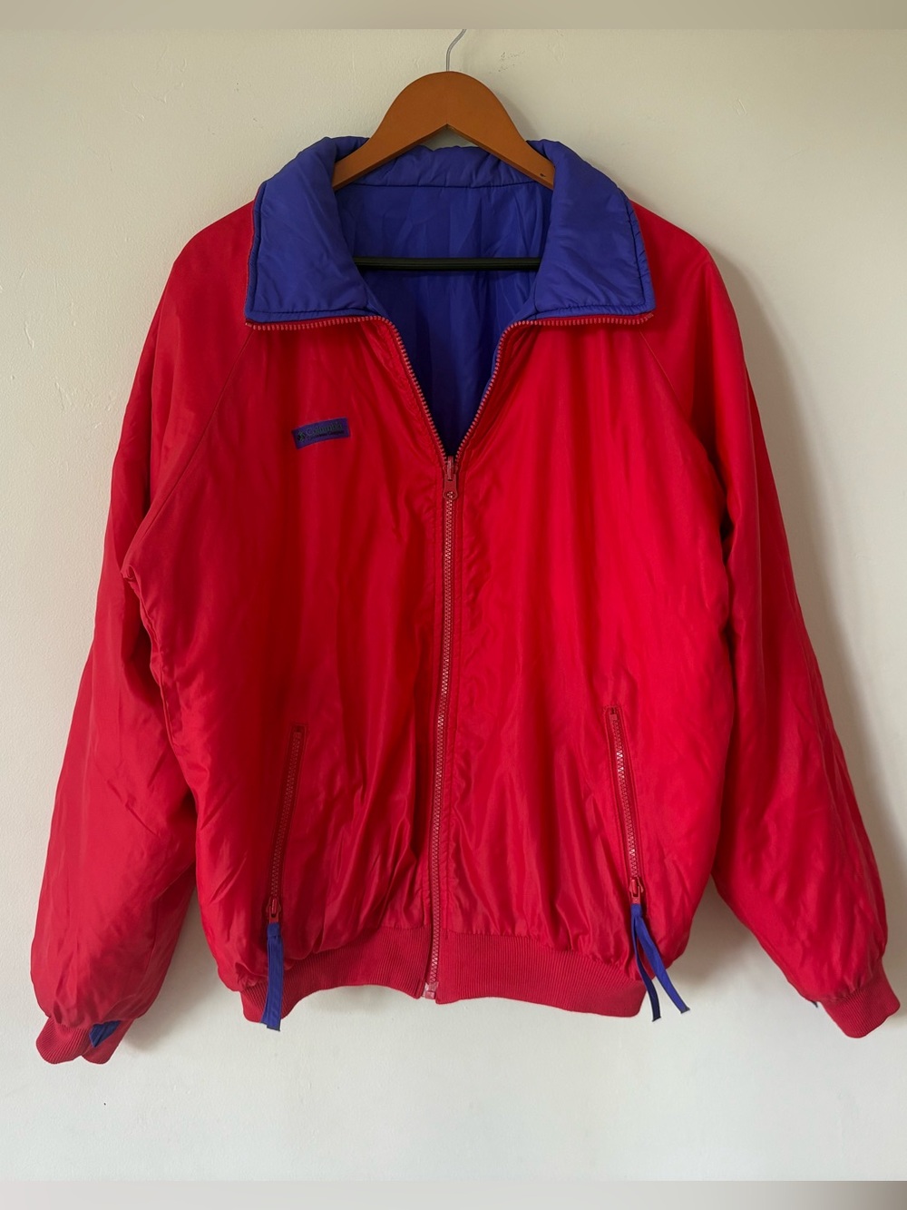 Vintage Columbia Reversible Thinsulate Bomber Jacket Large